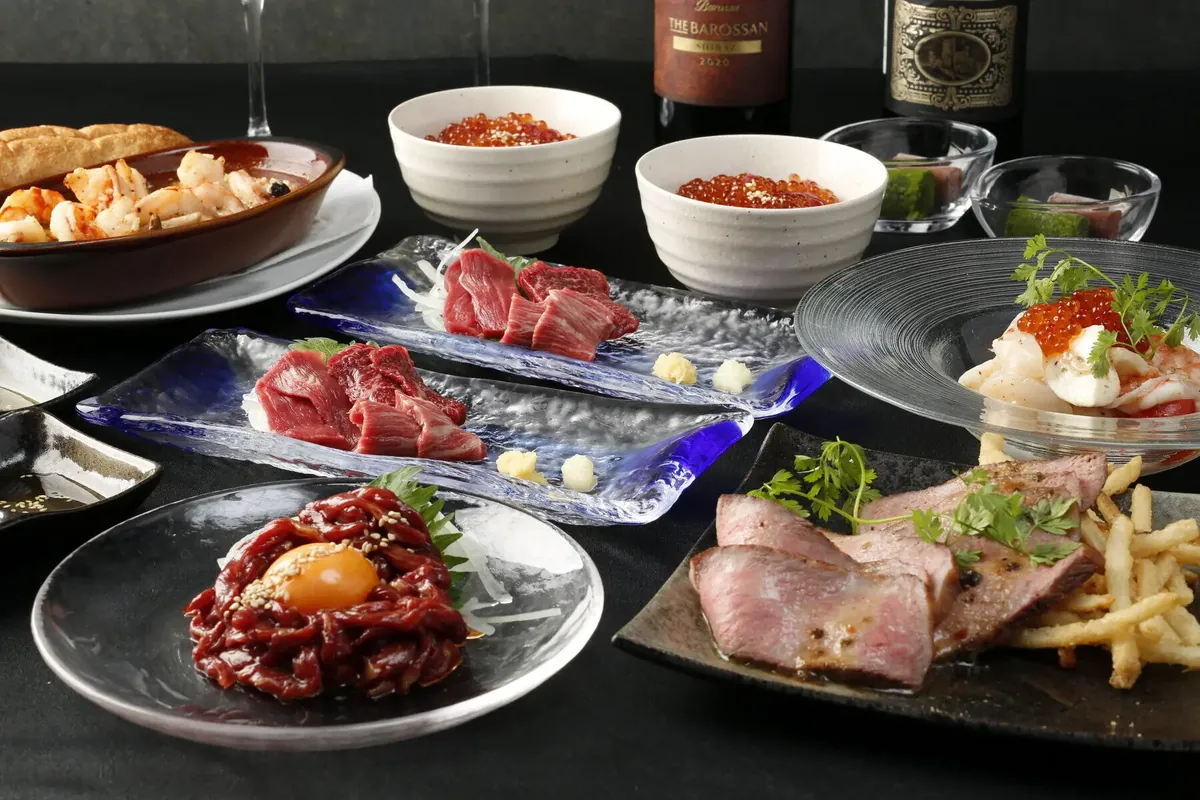 馬肉×ワイン 気まぐれバル 恵比寿 Whimのコースのお料理