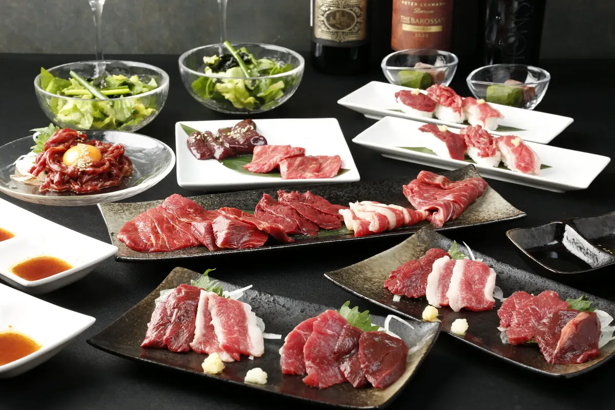 馬肉×ワイン 気まぐれバル 恵比寿 Whimのコースのお料理